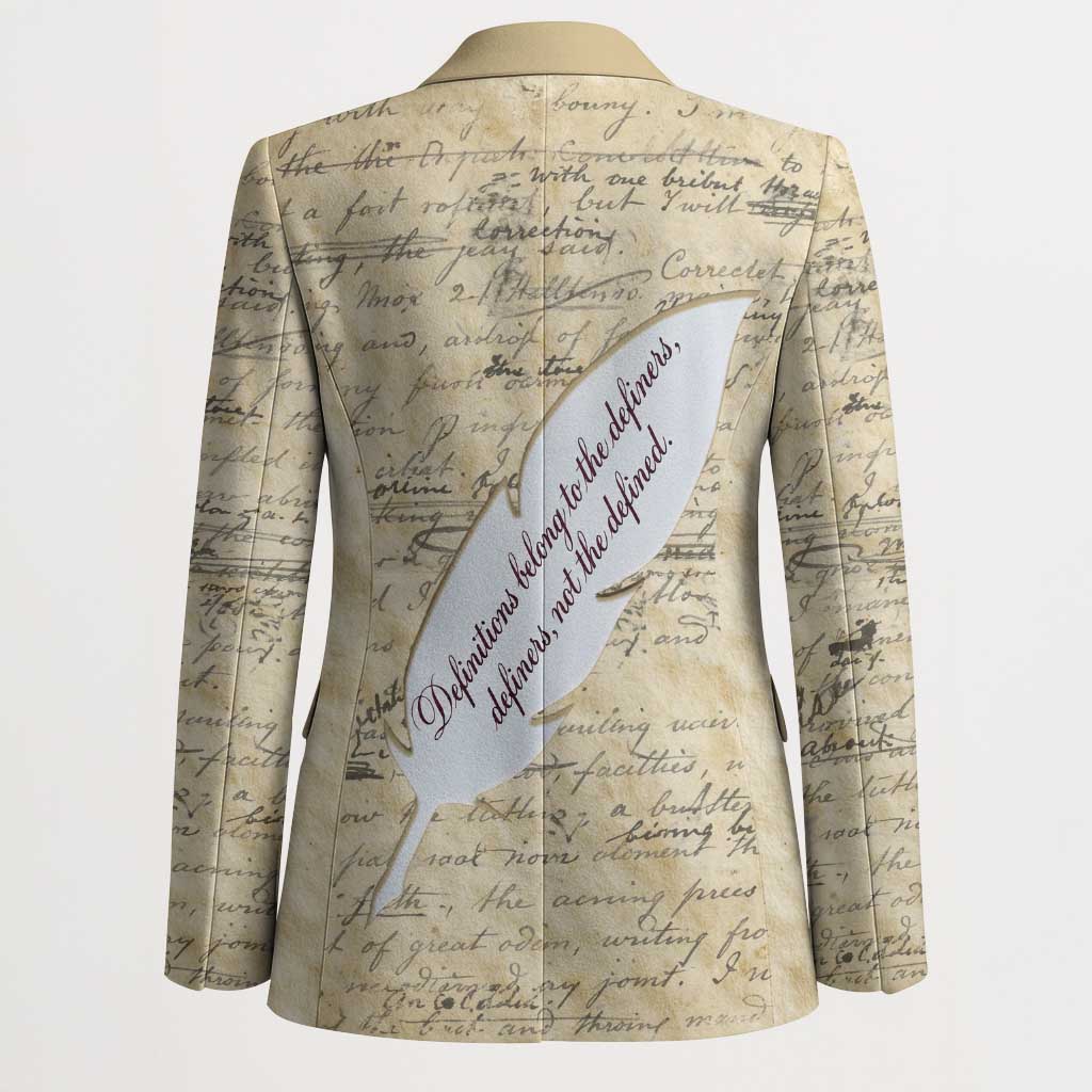 Toni Morrison Blazer Handwritten Manuscript Powerful Portrait with Feather Pen Quote - Wonder Print Shop