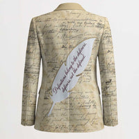 Toni Morrison Blazer Handwritten Manuscript Powerful Portrait with Feather Pen Quote - Wonder Print Shop