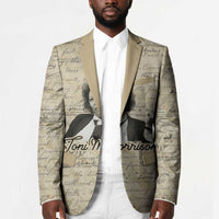Toni Morrison Blazer Handwritten Manuscript Powerful Portrait with Feather Pen Quote - Wonder Print Shop