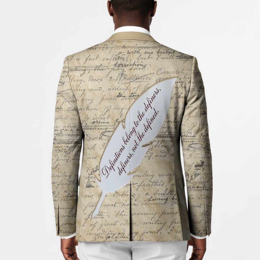 Toni Morrison Blazer Handwritten Manuscript Powerful Portrait with Feather Pen Quote - Wonder Print Shop