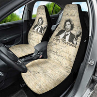 Toni Morrison Car Seat Cover Handwritten Manuscript Powerful Portrait with Feather Pen Quote - Wonder Print Shop