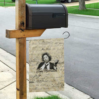 Toni Morrison Garden Flag Handwritten Manuscript Powerful Portrait with Feather Pen Quote - Wonder Print Shop