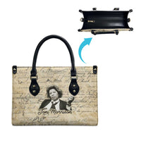 Toni Morrison Leather Bag Handwritten Manuscript Powerful Portrait with Feather Pen Quote - Wonder Print Shop