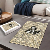 Toni Morrison Puzzle Handwritten Manuscript Powerful Portrait with Feather Pen Quote - Wonder Print Shop