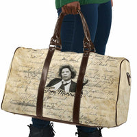 Toni Morrison Travel Bag Handwritten Manuscript Powerful Portrait with Feather Pen Quote - Wonder Print Shop