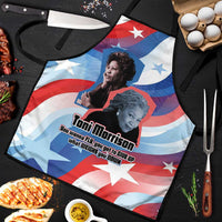 Toni Morrison Apron Abstract Wings Design Empowering Quote Dual Portrait Celebration of Literary Freedom - Wonder Print Shop