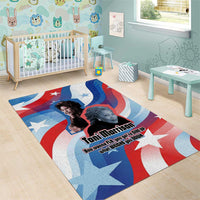 Toni Morrison Area Rug Abstract Wings Design Empowering Quote Dual Portrait Celebration of Literary Freedom - Wonder Print Shop