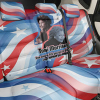 Toni Morrison Back Car Seat Cover Abstract Wings Design Empowering Quote Dual Portrait Celebration of Literary Freedom - Wonder Print Shop