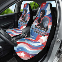 Toni Morrison Car Seat Cover Abstract Wings Design Empowering Quote Dual Portrait Celebration of Literary Freedom - Wonder Print Shop