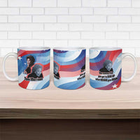 Toni Morrison Ceramic Mug Abstract Wings Design Empowering Quote Dual Portrait Celebration of Literary Freedom - Wonder Print Shop