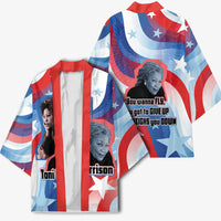 Toni Morrison Kimono Abstract Wings Design Empowering Quote Dual Portrait Celebration of Literary Freedom - Wonder Print Shop