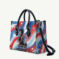 Toni Morrison Leather Bag Abstract Wings Design Empowering Quote Dual Portrait Celebration of Literary Freedom - Wonder Print Shop