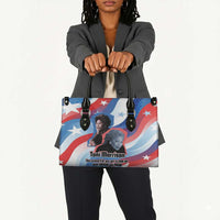 Toni Morrison Leather Bag Abstract Wings Design Empowering Quote Dual Portrait Celebration of Literary Freedom - Wonder Print Shop