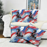 Toni Morrison Pillow Cover Abstract Wings Design Empowering Quote Dual Portrait Celebration of Literary Freedom - Wonder Print Shop