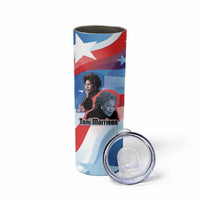 Toni Morrison Skinny Tumbler Abstract Wings Design Empowering Quote Dual Portrait Celebration of Literary Freedom - Wonder Print Shop