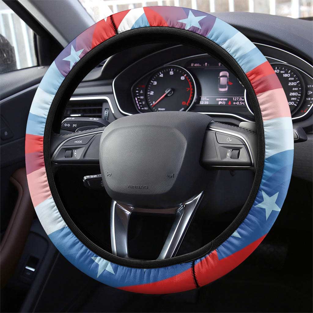 Toni Morrison Steering Wheel Cover Abstract Wings Design Empowering Quote Dual Portrait Celebration of Literary Freedom - Wonder Print Shop