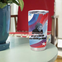 Toni Morrison Tumbler Cup Abstract Wings Design Empowering Quote Dual Portrait Celebration of Literary Freedom - Wonder Print Shop