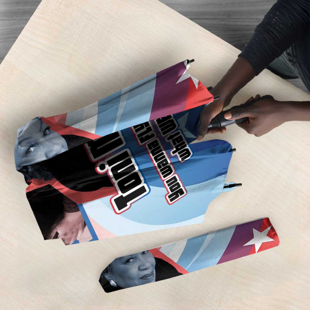 Toni Morrison Umbrella Abstract Wings Design Empowering Quote Dual Portrait Celebration of Literary Freedom - Wonder Print Shop