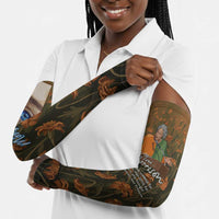 Toni Morrison Arm Sleeves Floral Themed Design Featuring The Bluest Eye Cover Art Thought-Provoking Quote - Wonder Print Shop