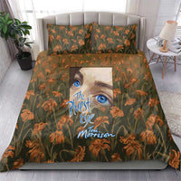 Toni Morrison Bedding Set Floral Themed Design Featuring The Bluest Eye Cover Art Thought-Provoking Quote - Wonder Print Shop