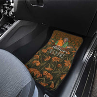Toni Morrison Car Mats Floral Themed Design Featuring The Bluest Eye Cover Art Thought-Provoking Quote - Wonder Print Shop