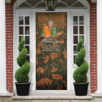 Toni Morrison Door Cover Floral Themed Design Featuring The Bluest Eye Cover Art Thought-Provoking Quote - Wonder Print Shop