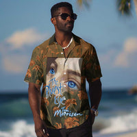 Toni Morrison Hawaiian Shirt Floral Themed Design Featuring The Bluest Eye Cover Art Thought-Provoking Quote - Wonder Print Shop