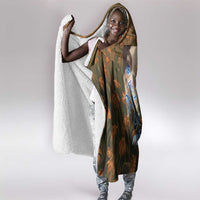 Toni Morrison Hooded Blanket Floral Themed Design Featuring The Bluest Eye Cover Art Thought-Provoking Quote - Wonder Print Shop