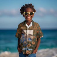 Toni Morrison Kid Hawaiian Shirt Floral Themed Design Featuring The Bluest Eye Cover Art Thought-Provoking Quote - Wonder Print Shop
