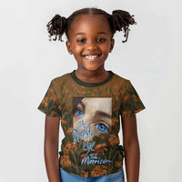 Toni Morrison Kid T shirt Floral Themed Design Featuring The Bluest Eye Cover Art Thought-Provoking Quote - Wonder Print Shop
