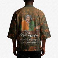 Toni Morrison Kimono Floral Themed Design Featuring The Bluest Eye Cover Art Thought-Provoking Quote - Wonder Print Shop