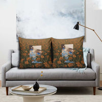 Toni Morrison Pillow Cover Floral Themed Design Featuring The Bluest Eye Cover Art Thought-Provoking Quote - Wonder Print Shop