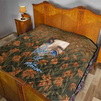 Toni Morrison Quilt Floral Themed Design Featuring The Bluest Eye Cover Art Thought-Provoking Quote - Wonder Print Shop