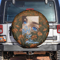 Toni Morrison Spare Tire Cover Floral Themed Design Featuring The Bluest Eye Cover Art Thought-Provoking Quote - Wonder Print Shop