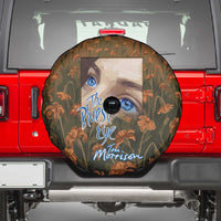 Toni Morrison Spare Tire Cover Floral Themed Design Featuring The Bluest Eye Cover Art Thought-Provoking Quote - Wonder Print Shop