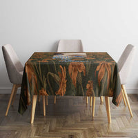 Toni Morrison Tablecloth Floral Themed Design Featuring The Bluest Eye Cover Art Thought-Provoking Quote - Wonder Print Shop