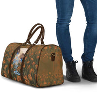 Toni Morrison Travel Bag Floral Themed Design Featuring The Bluest Eye Cover Art Thought-Provoking Quote - Wonder Print Shop