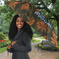 Toni Morrison Umbrella Floral Themed Design Featuring The Bluest Eye Cover Art Thought-Provoking Quote - Wonder Print Shop
