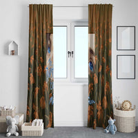 Toni Morrison Window Curtain Floral Themed Design Featuring The Bluest Eye Cover Art Thought-Provoking Quote - Wonder Print Shop