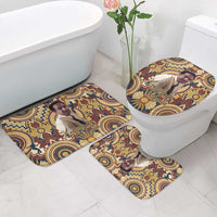 Langston Hughes Bathroom Set Vibrant Jazz Age Pattern - Typewriter and Silhouettes Celebration of Harlem Renaissance - Wonder Print Shop