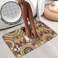 Langston Hughes Bathroom Set Vibrant Jazz Age Pattern - Typewriter and Silhouettes Celebration of Harlem Renaissance - Wonder Print Shop