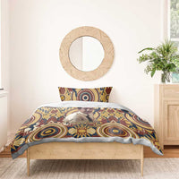 Langston Hughes Bedding Set Vibrant Jazz Age Pattern - Typewriter and Silhouettes Celebration of Harlem Renaissance - Wonder Print Shop