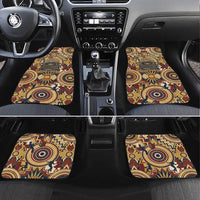 Langston Hughes Car Mats Vibrant Jazz Age Pattern - Typewriter and Silhouettes Celebration of Harlem Renaissance - Wonder Print Shop