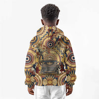 Langston Hughes Kid Hoodie Vibrant Jazz Age Pattern - Typewriter and Silhouettes Celebration of Harlem Renaissance - Wonder Print Shop