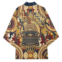 Langston Hughes Kimono Vibrant Jazz Age Pattern - Typewriter and Silhouettes Celebration of Harlem Renaissance - Wonder Print Shop