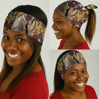 Langston Hughes Neck Gaiter Vibrant Jazz Age Pattern - Typewriter and Silhouettes Celebration of Harlem Renaissance - Wonder Print Shop