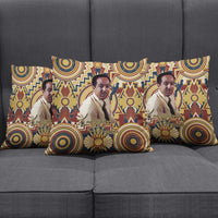 Langston Hughes Pillow Cover Vibrant Jazz Age Pattern - Typewriter and Silhouettes Celebration of Harlem Renaissance - Wonder Print Shop