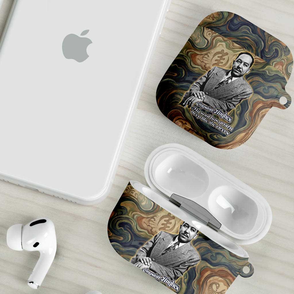Langston Hughes AirPods Case My Soul Has Grown Deep Like the Rivers - Wonder Print Shop