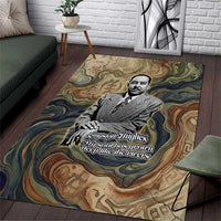 Langston Hughes Area Rug My Soul Has Grown Deep Like the Rivers - Wonder Print Shop