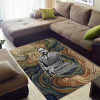 Langston Hughes Area Rug My Soul Has Grown Deep Like the Rivers - Wonder Print Shop